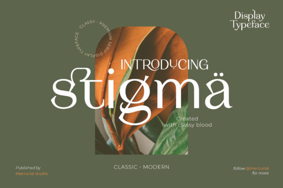 A New Favorite: Using Stigma Font for Editorial Projects