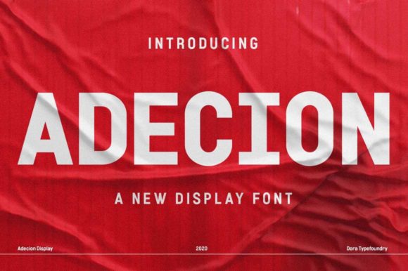 Adecion: The Straightforward Font That Sharpened Our Brand