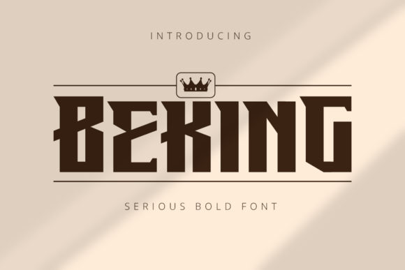Beking Font: A Bold Upgrade for Your Business Brand