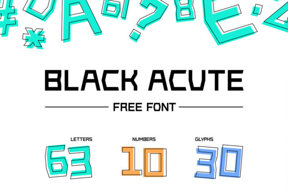 Black Acute: A Bold Display Font for Brands with Personality