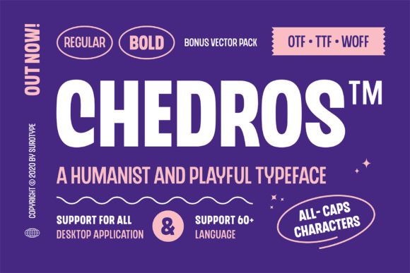 Chedros: A Display Font Built for Modern Campaigns