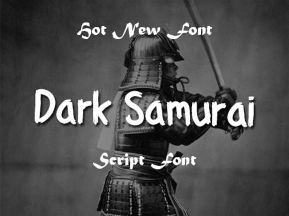 Dark Samurai: A Bold Display Font for Digital Branding