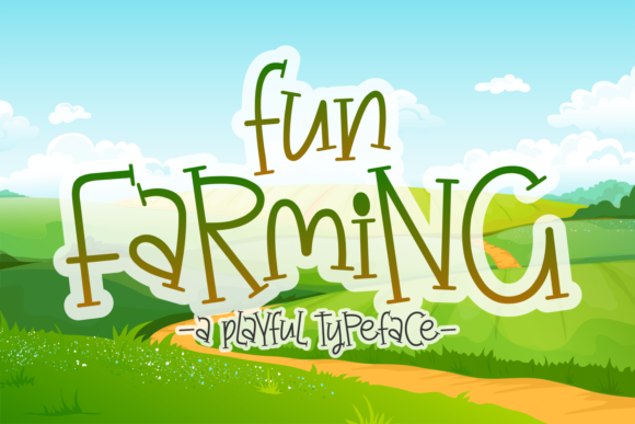 Fun Farming: A Display Font for Campaigns That Stand Out
