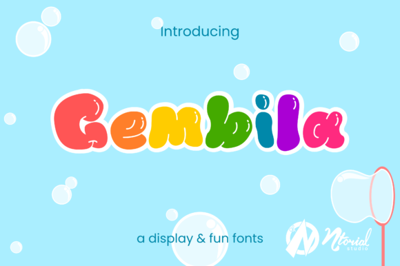Gembila: The Playful Display Font That Makes Your Brand Feel Approachable