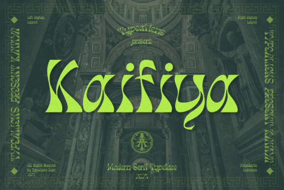 Kaifiya: A Modern Display Font for Editorial Design