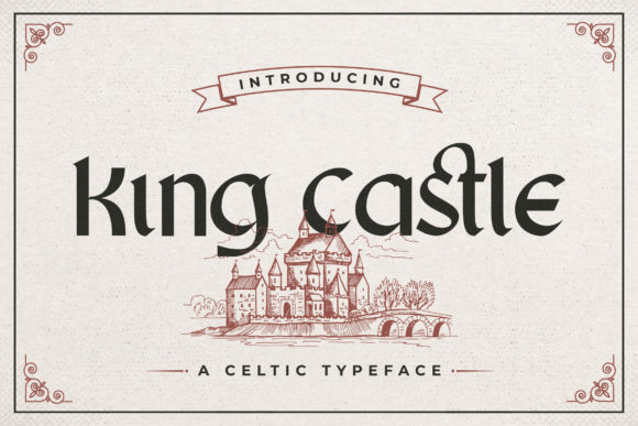 King Castle: A Celtic-Inspired Display Font for Elegant Digital Branding