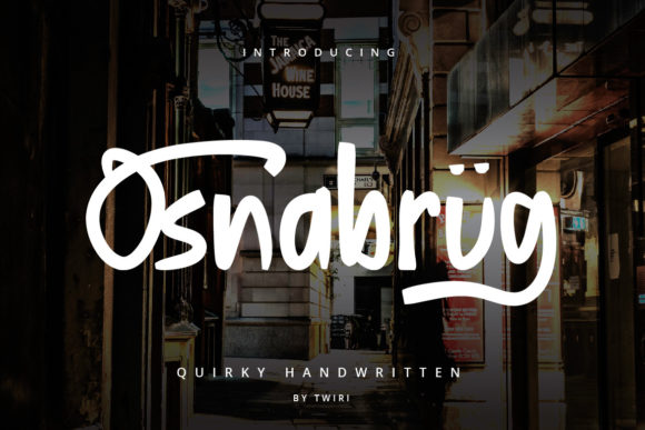 Osnabrug: A Bold, Stylish Font for Building Your Business Brand