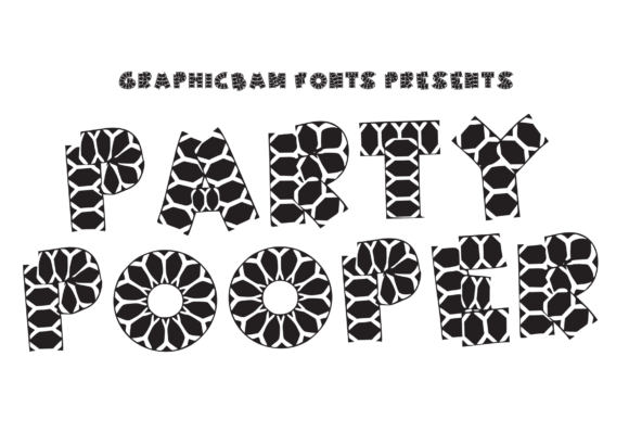 Party Pooper Font: A Quirky Display Typeface for Creative Projects
