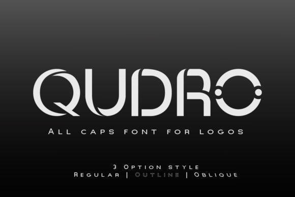 Qudro: The Modern Editorial Display Font