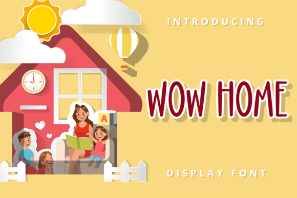Wow Home: The Joyful Display Font for Modern Marketers